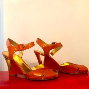 🍾🎉HP🎉🍾 Vintage 🔆 Enzo Angiolini 🔻 Leather 🔺 Wedge